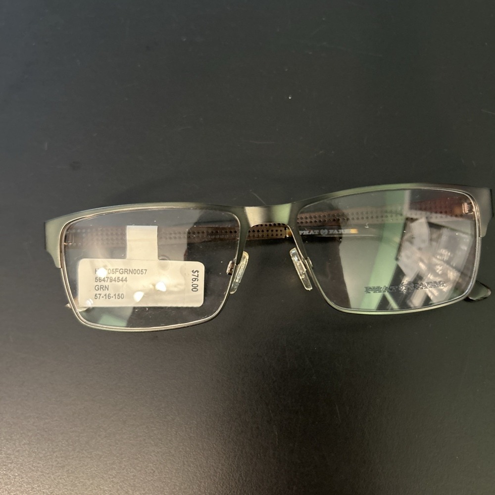 Phat Farm 705 GRN Eyeglass Frames Only 57 16 150 Msrp 76